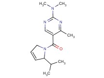 5-[(2-isopropyl-2,5-dihydro-1H-pyrrol-1-yl)carbonyl]-N,N,4-trimethylpyrimidin-2-amine