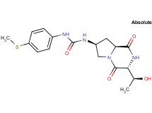 N-{(3R,7S,8aS)-3-[(1S)-1-hydroxyethyl]-1,4-dioxooctahydropyrrolo[1,2-a]pyrazin-7-yl}-N'-[4-(methylthio)phenyl]urea
