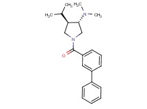 (3S*,4R*)-1-(3-biphenylylcarbonyl)-4-isopropyl-N,N-dimethyl-3-pyrrolidinamine