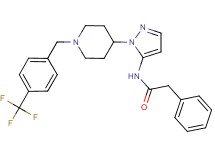 2-phenyl-N-(1-{1-[4-(trifluoromethyl)benzyl]-4-piperidinyl}-1H-pyrazol-5-yl)acetamide