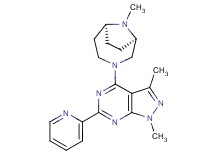 1,3-dimethyl-4-[(1R*,6S*)-9-methyl-3,9-diazabicyclo[4.2.1]non-3-yl]-6-pyridin-2-yl-1H-pyrazolo[3,4-d]pyrimidine