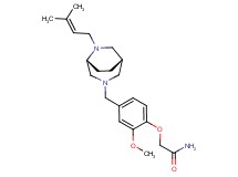 2-(2-methoxy-4-{[(1S*,5R*)-6-(3-methylbut-2-en-1-yl)-3,6-diazabicyclo[3.2.2]non-3-yl]methyl}phenoxy)acetamide