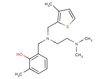 2-({[2-(dimethylamino)ethyl][(3-methyl-2-thienyl)methyl]amino}methyl)-6-methylphenol
