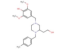 4-{[3-(2-hydroxyethyl)-4-(4-methylbenzyl)-1-piperazinyl]methyl}-2,6-dimethoxyphenol