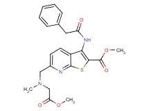methyl 6-{[(2-methoxy-2-oxoethyl)(methyl)amino]methyl}-3-[(phenylacetyl)amino]thieno[2,3-b]pyridine-2-carboxylate