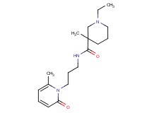 1-ethyl-3-methyl-N-[3-(6-methyl-2-oxo-1(2H)-pyridinyl)propyl]-3-piperidinecarboxamide