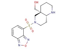 [(4aS*,8aR*)-6-(2,1,3-benzoxadiazol-4-ylsulfonyl)octahydro-1,6-naphthyridin-4a(2H)-yl]methanol