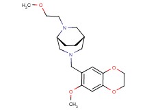(1S*,5R*)-3-[(7-methoxy-2,3-dihydro-1,4-benzodioxin-6-yl)methyl]-6-(2-methoxyethyl)-3,6-diazabicyclo[3.2.2]nonane