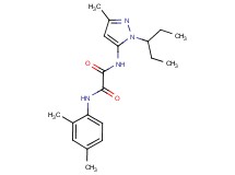 N-(2,4-dimethylphenyl)-N'-[1-(1-ethylpropyl)-3-methyl-1H-pyrazol-5-yl]ethanediamide