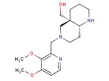[(4aS*,8aR*)-6-[(3,4-dimethoxy-2-pyridinyl)methyl]octahydro-1,6-naphthyridin-4a(2H)-yl]methanol