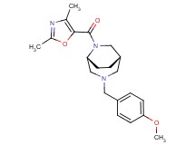 (1S*,5R*)-6-[(2,4-dimethyl-1,3-oxazol-5-yl)carbonyl]-3-(4-methoxybenzyl)-3,6-diazabicyclo[3.2.2]nonane