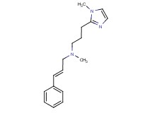 (2E)-N-methyl-N-[3-(1-methyl-1H-imidazol-2-yl)propyl]-3-phenylprop-2-en-1-amine