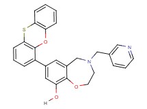 7-(4-phenoxathiinyl)-4-(3-pyridinylmethyl)-2,3,4,5-tetrahydro-1,4-benzoxazepin-9-ol