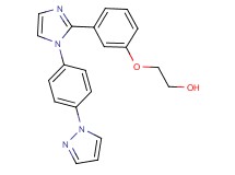2-(3-{1-[4-(1H-pyrazol-1-yl)phenyl]-1H-imidazol-2-yl}phenoxy)ethanol