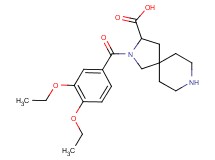 2-(3,4-diethoxybenzoyl)-2,8-diazaspiro[4.5]decane-3-carboxylic acid