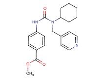 methyl 4-({[cyclohexyl(pyridin-4-ylmethyl)amino]carbonyl}amino)benzoate hydrochloride