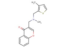 3-({methyl[(3-methyl-2-thienyl)methyl]amino}methyl)-4H-chromen-4-one