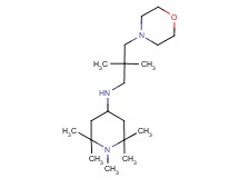 N-[2,2-dimethyl-3-(4-morpholinyl)propyl]-1,2,2,6,6-pentamethyl-4-piperidinamine