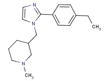 3-{[2-(4-ethylphenyl)-1H-imidazol-1-yl]methyl}-1-methylpiperidine
