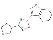 3-[3-(tetrahydrofuran-3-yl)-1,2,4-oxadiazol-5-yl]-4,5,6,7-tetrahydro-1,2-benzisoxazole