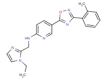 N-[(1-ethyl-1H-imidazol-2-yl)methyl]-5-[3-(2-methylphenyl)-1,2,4-oxadiazol-5-yl]-2-pyridinamine