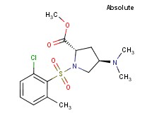 methyl (2S,4R)-1-[(2-chloro-6-methylphenyl)sulfonyl]-4-(dimethylamino)pyrrolidine-2-carboxylate