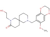 2-(2-hydroxyethyl)-8-[(7-methoxy-2,3-dihydro-1,4-benzodioxin-6-yl)methyl]-2,8-diazaspiro[5.5]undecan-3-one