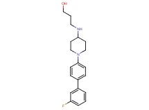 3-{[1-(3'-fluorobiphenyl-4-yl)piperidin-4-yl]amino}propan-1-ol