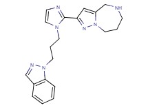 2-{1-[3-(1H-indazol-1-yl)propyl]-1H-imidazol-2-yl}-5,6,7,8-tetrahydro-4H-pyrazolo[1,5-a][1,4]diazepine dihydrochloride