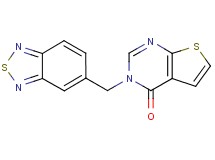 3-(2,1,3-benzothiadiazol-5-ylmethyl)thieno[2,3-d]pyrimidin-4(3H)-one