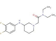 2-{3-[(3,4-difluorophenyl)amino]-1-piperidinyl}-N,N-diethylacetamide