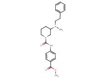 methyl 4-[({3-[methyl(2-phenylethyl)amino]-1-piperidinyl}carbonyl)amino]benzoate