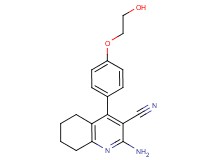 2-amino-4-[4-(2-hydroxyethoxy)phenyl]-5,6,7,8-tetrahydroquinoline-3-carbonitrile