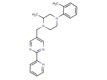 5-{[2-methyl-4-(2-methylphenyl)-1-piperazinyl]methyl}-2-(2-pyridinyl)pyrimidine