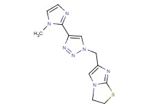 6-{[4-(1-methyl-1H-imidazol-2-yl)-1H-1,2,3-triazol-1-yl]methyl}-2,3-dihydroimidazo[2,1-b][1,3]thiazole