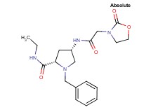 (4S)-1-benzyl-N-ethyl-4-{[(2-oxo-1,3-oxazolidin-3-yl)acetyl]amino}-L-prolinamide