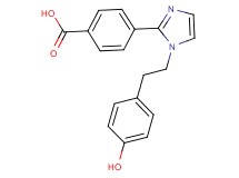 4-{1-[2-(4-hydroxyphenyl)ethyl]-1H-imidazol-2-yl}benzoic acid