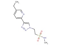 2-[4-(5-ethylpyridin-2-yl)-1H-1,2,3-triazol-1-yl]-N-methylethanesulfonamide