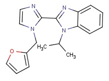 2-[1-(2-furylmethyl)-1H-imidazol-2-yl]-1-isopropyl-1H-benzimidazole