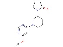 1-[1-(6-methoxypyrimidin-4-yl)piperidin-3-yl]pyrrolidin-2-one