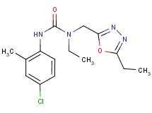 N'-(4-chloro-2-methylphenyl)-N-ethyl-N-[(5-ethyl-1,3,4-oxadiazol-2-yl)methyl]urea