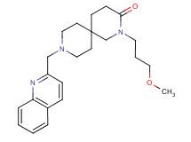 2-(3-methoxypropyl)-9-(quinolin-2-ylmethyl)-2,9-diazaspiro[5.5]undecan-3-one