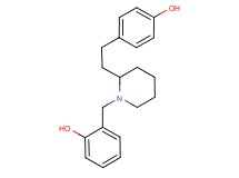 2-({2-[2-(4-hydroxyphenyl)ethyl]piperidin-1-yl}methyl)phenol