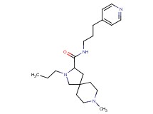 8-methyl-2-propyl-N-[3-(4-pyridinyl)propyl]-2,8-diazaspiro[4.5]decane-3-carboxamide