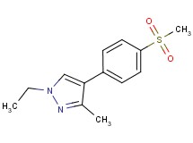 1-ethyl-3-methyl-4-[4-(methylsulfonyl)phenyl]-1H-pyrazole