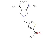 1-(4-{[(3S*,4R*)-3-(dimethylamino)-4-isopropylpyrrolidin-1-yl]methyl}-2-thienyl)ethanone