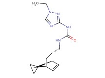 N-(1-ethyl-1H-1,2,4-triazol-3-yl)-N'-[(1R*,2S*,4S*)-spiro[bicyclo[2.2.1]heptane-7,1'-cyclopropane]-5-en-2-ylmeth