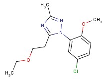 1-(5-chloro-2-methoxyphenyl)-5-(2-ethoxyethyl)-3-methyl-1H-1,2,4-triazole