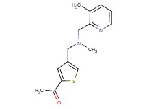1-[4-({methyl[(3-methylpyridin-2-yl)methyl]amino}methyl)-2-thienyl]ethanone