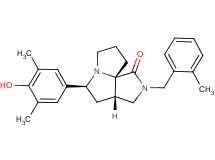 (3aS*,5S*,9aS*)-5-(4-hydroxy-3,5-dimethylphenyl)-2-(2-methylbenzyl)hexahydro-7H-pyrrolo[3,4-g]pyrrolizin-1(2H)-one